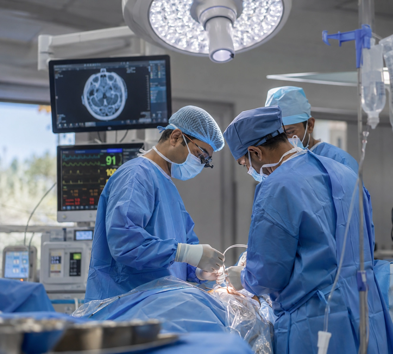 Neurosurgery at Om Hospital Varanasi